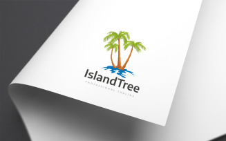 Island Tree Logo Template