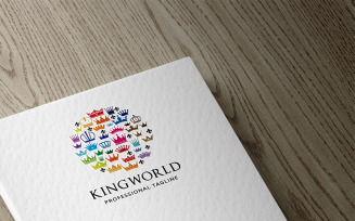 King World Logo Template