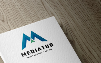 Letter M - Mediator Logo Template