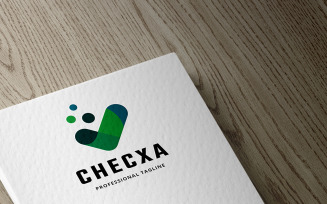 Pixel Check Logo Template