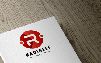 Radialle Letter R Logo Template