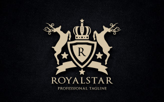 Royal Star Logo Template