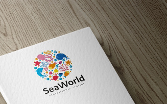 Sea World Logo Template