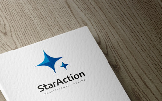 Star Action Logo Template