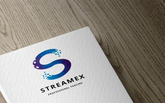 Streamex Letter S Logo Template