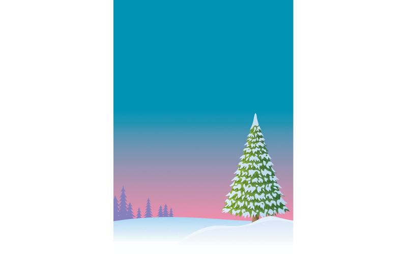 Winter Background 2 - Illustration