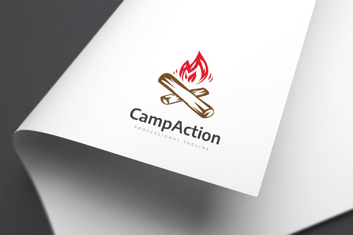 Template #154506 Bonfire Camp Webdesign Template - Logo template Preview