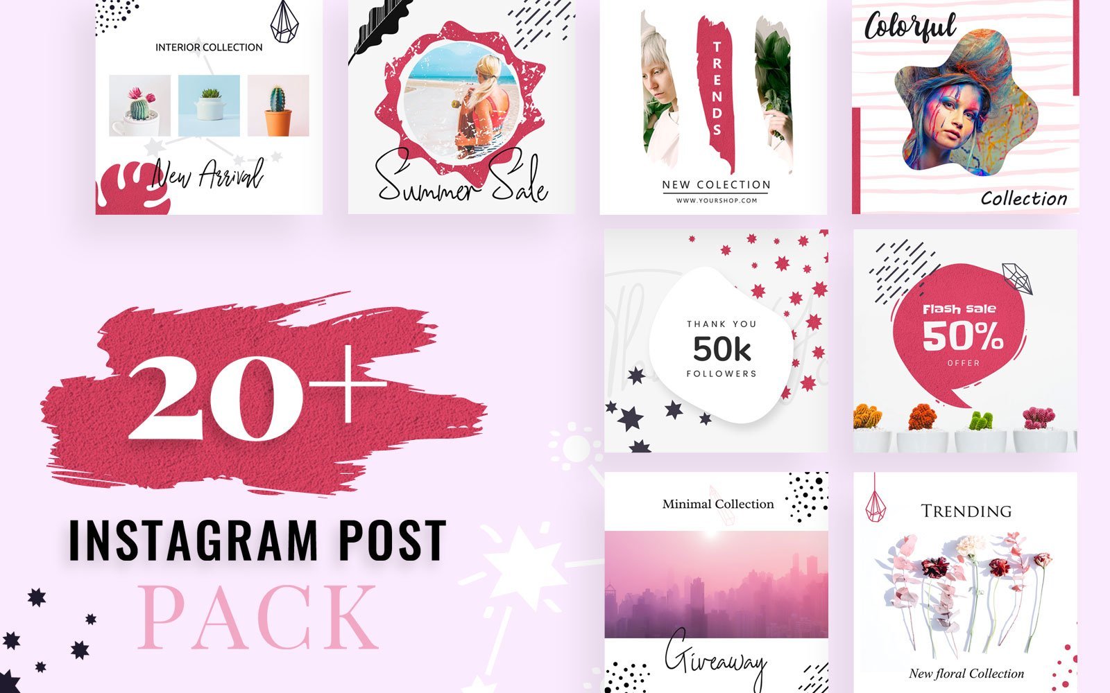 Template #154538 Instagram Post Webdesign Template - Logo template Preview