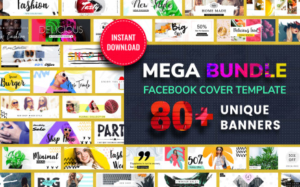 Facebook Cover Mega Bundle Social Media