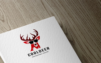 Cool Deer Logo Template