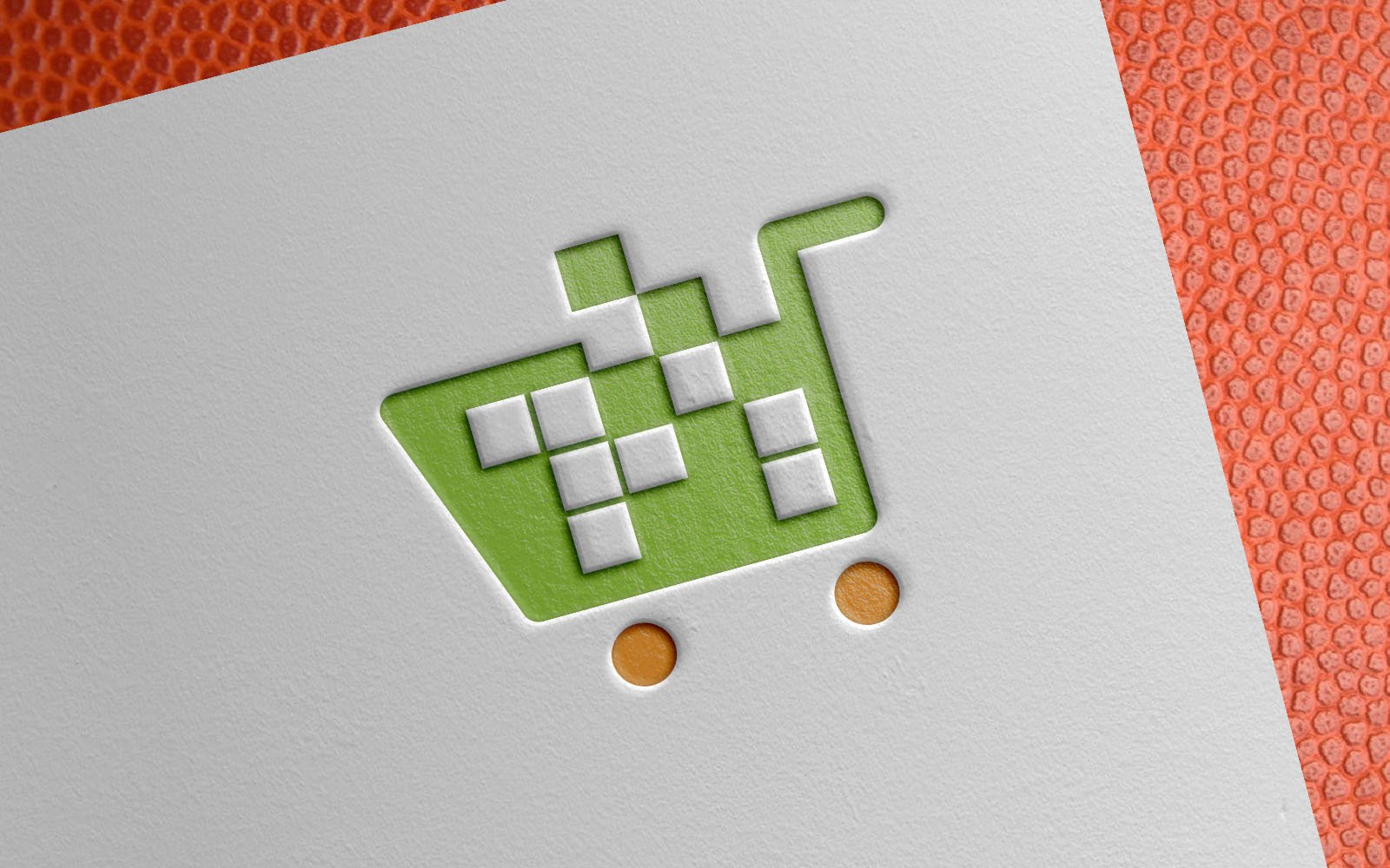 Digital Pixel Shopping Cart Template de Logotipo №154926