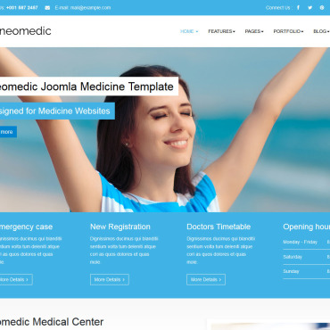 Joomla Medicine Joomla Templates 155079