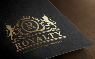 Lion Royalty Logo Template