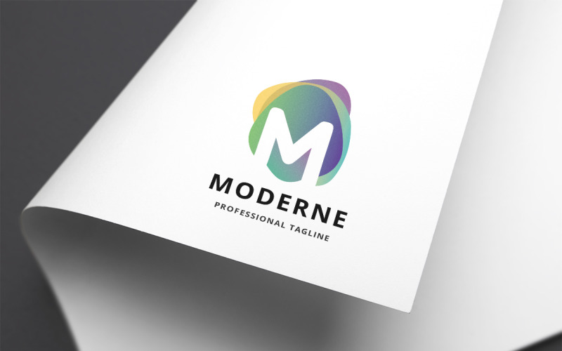 Moderne Letter M Logo Template