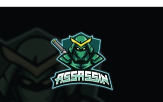 Esport Assassin Logo Template