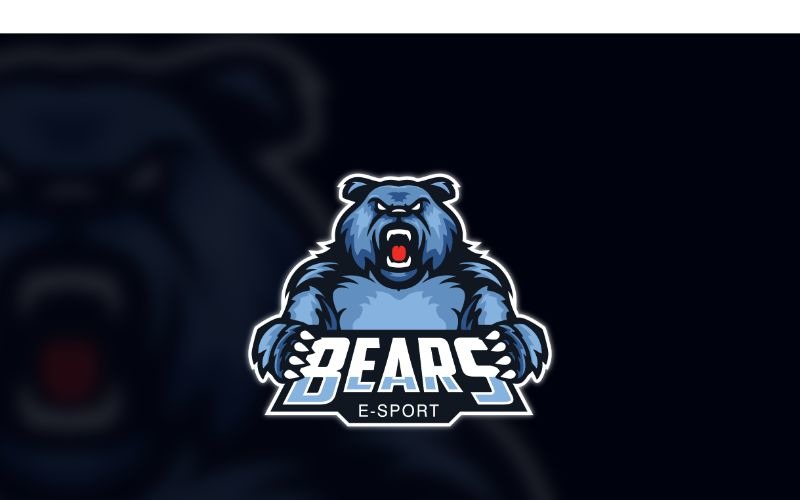 Esport Bears Esport Logo Template
