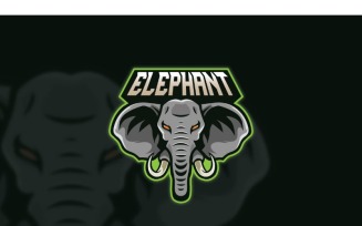 Esport Elephant Logo Template