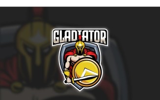 Esport Gladiator Logo Template