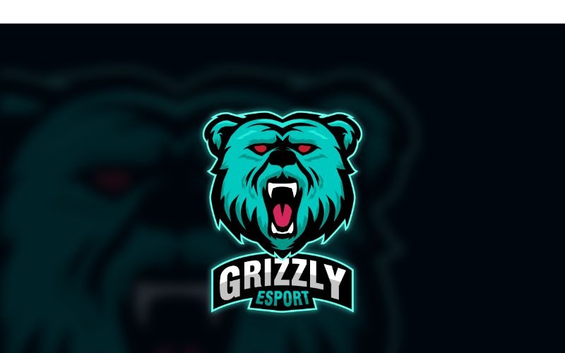 Esport Grizzly Esport Logo Template