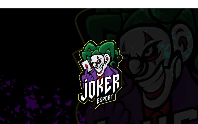Esport Joker Logo Template