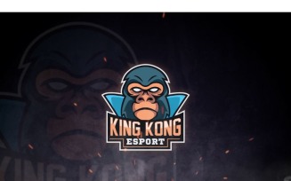 Esport KingKong Esport 2 Logo Template