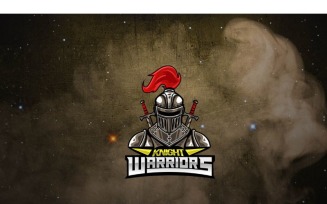 Esport Knight Warriors Logo Template