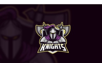 Esport Knights 2 Logo Template