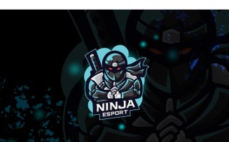 Esport Ninja Saga Logo Template