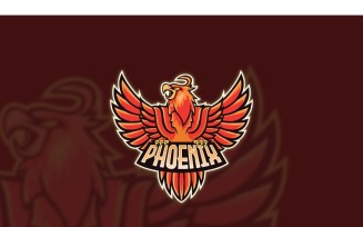 Esport Phoenix Logo Template
