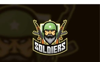Esport Soldiers Logo Template