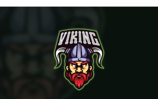 Esport Viking Logo Template
