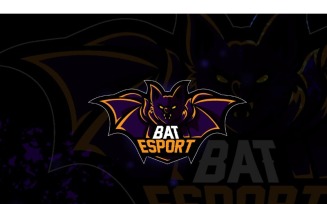 Esport Bat Logo Template