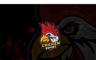 Esport Chicken Logo Template