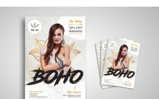 Flyer Boho - Corporate Identity Template