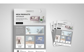 Flyer Creative Interior - Corporate Identity Template