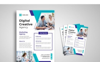 Flyer Digital Creative Agency - Corporate Identity Template