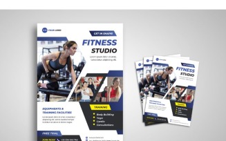 Flyer Fitness Studio - Corporate Identity Template