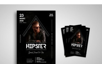 Flyer Hipster - Corporate Identity Template