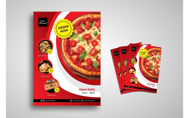 Flyer Pizza Lover - Corporate Identity Template