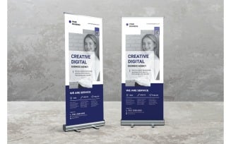 Roll Banner Creative Digital Agency - Corporate Identity Template