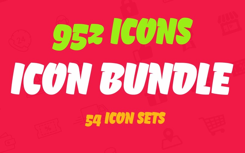 952 Icon Bundle Set Icon Set