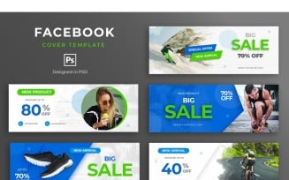 Facebook Template Sport Product for Social Media
