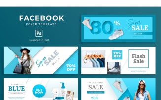 Facebook Template Super Sale for Social Media