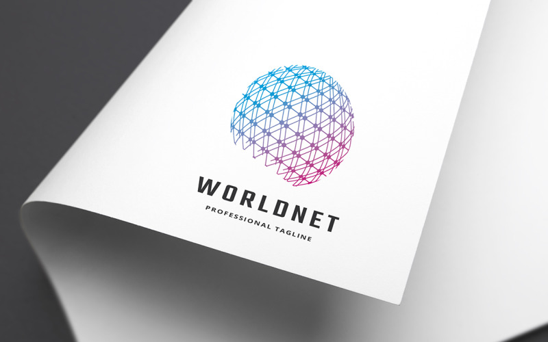 World Net Logo Template