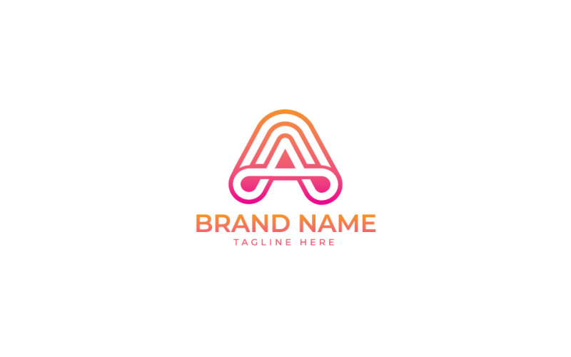 Letter A Design Logo Template