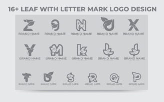 16+ Letter Mark Logo Template