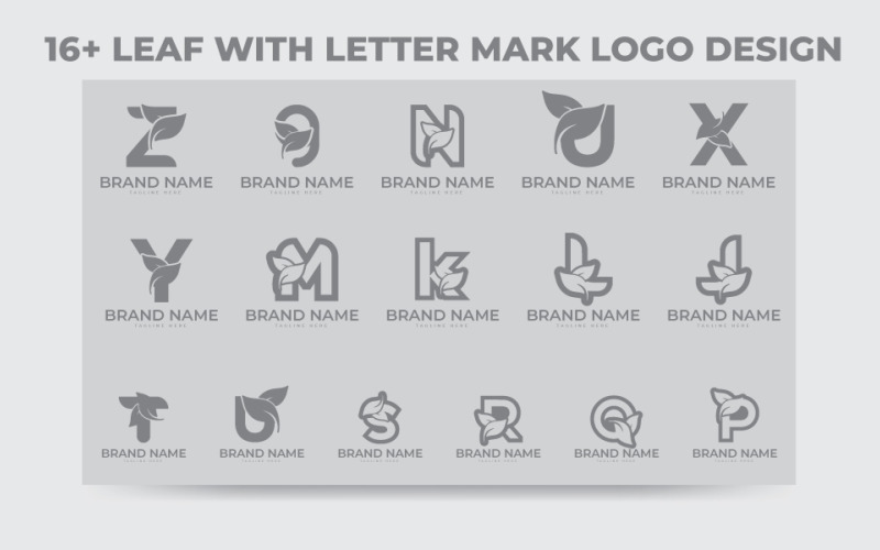 16+ Letter Mark Logo Template