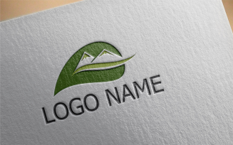 Mountain Green Logo Template