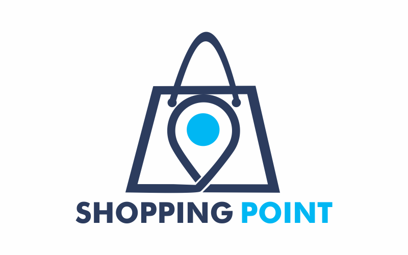 Shopping point Logo Template