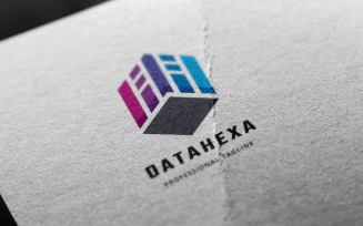 Data Hexagonal Logo Template